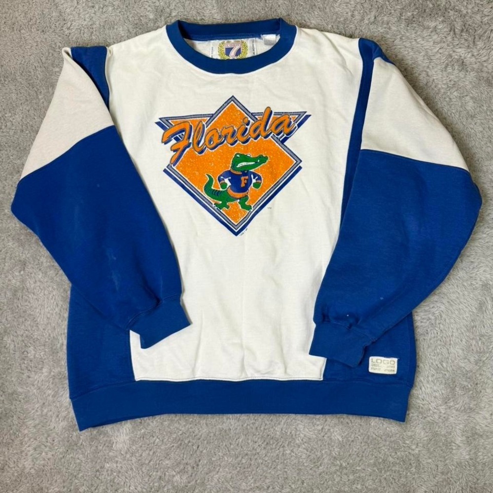 Logo 7 90s Florida Gators blue crewneck sweatshirt